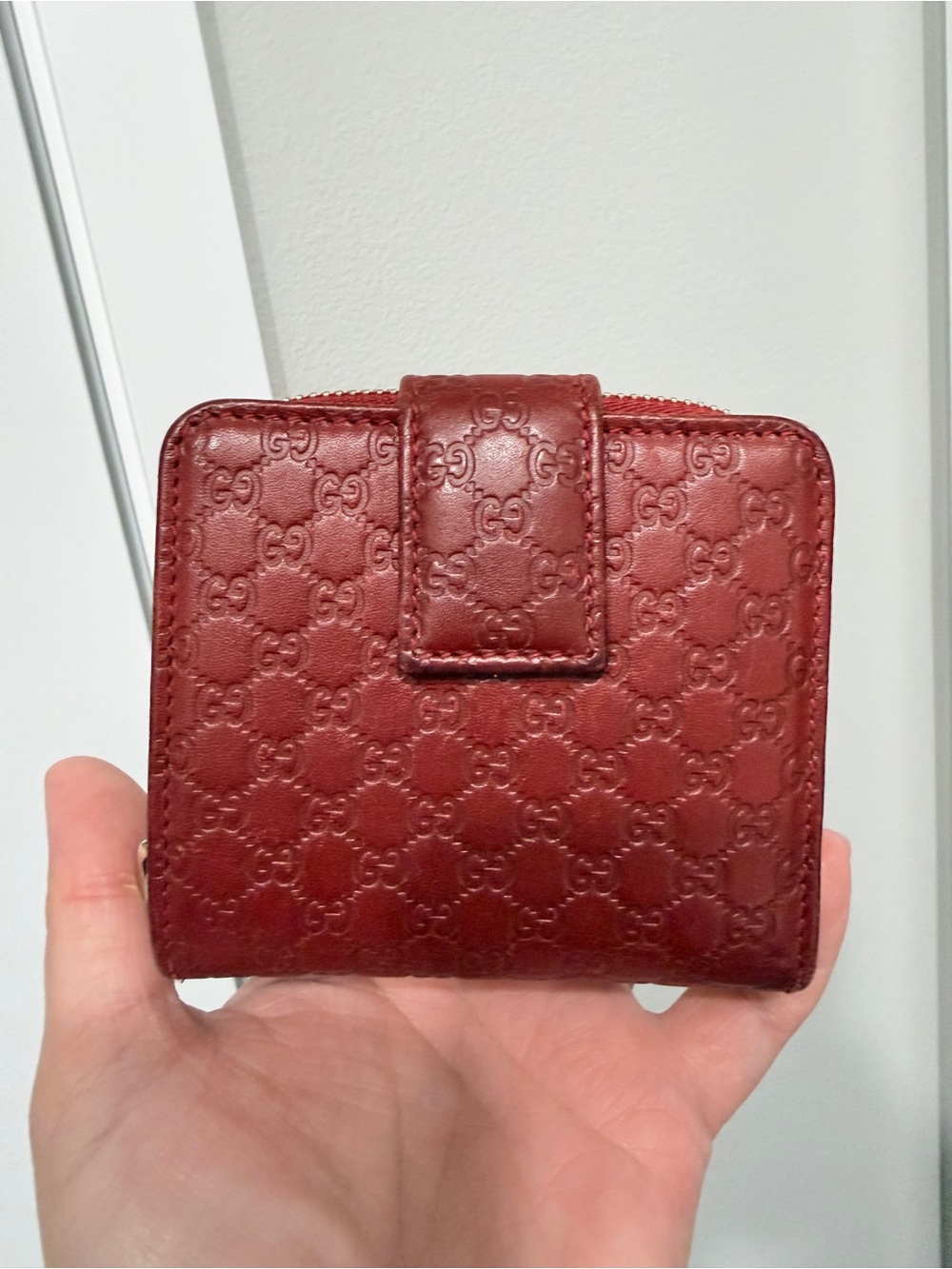 Red Gucci Wallet
